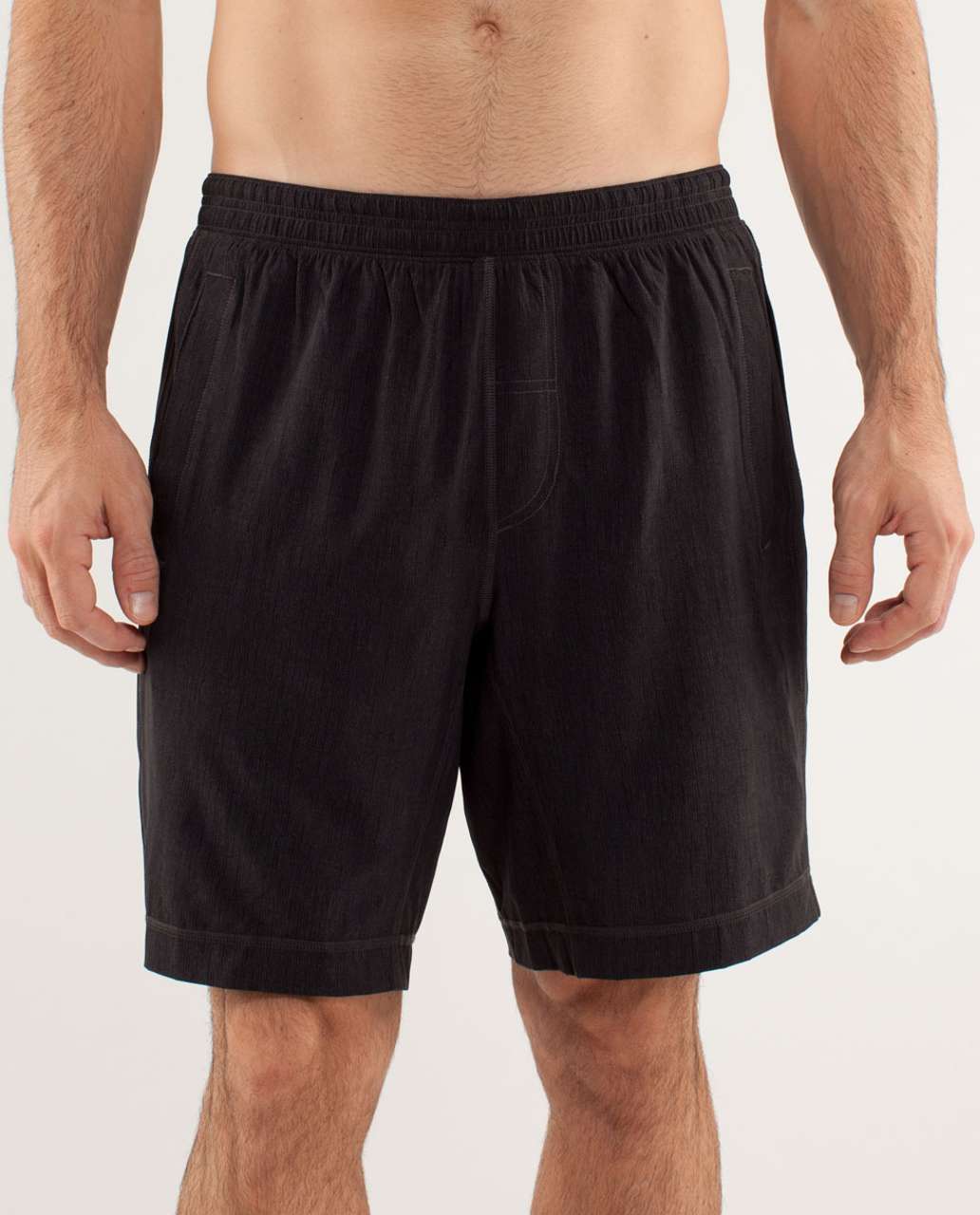 Lululemon Run:  Response Short - Burlaptexture Soot Black