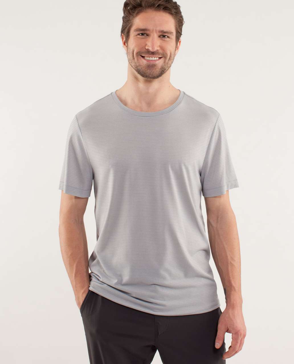 Lululemon Studio Tee - Heathered Silver Slate