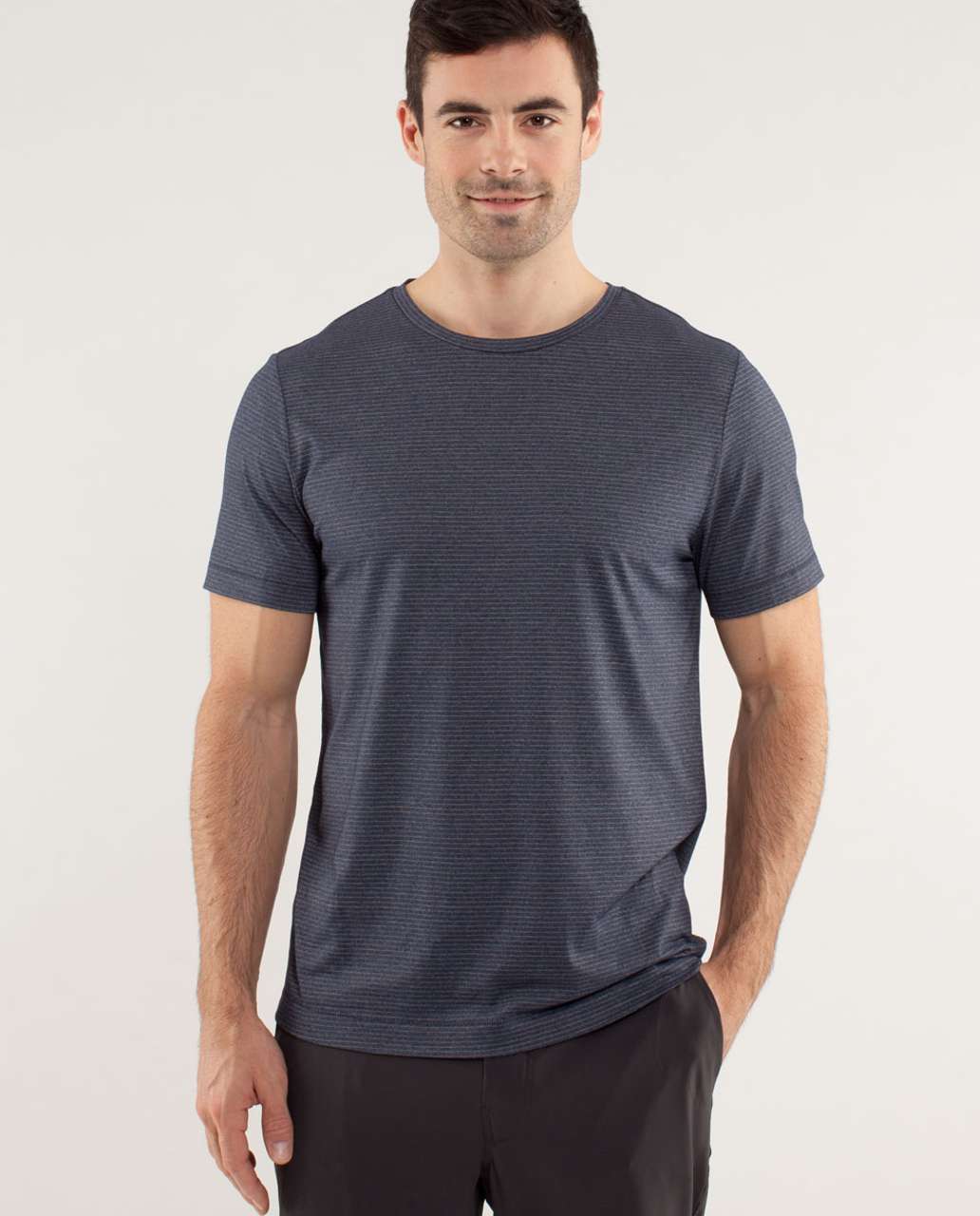 Lululemon Studio Tee - Heathered Inkwell - lulu fanatics