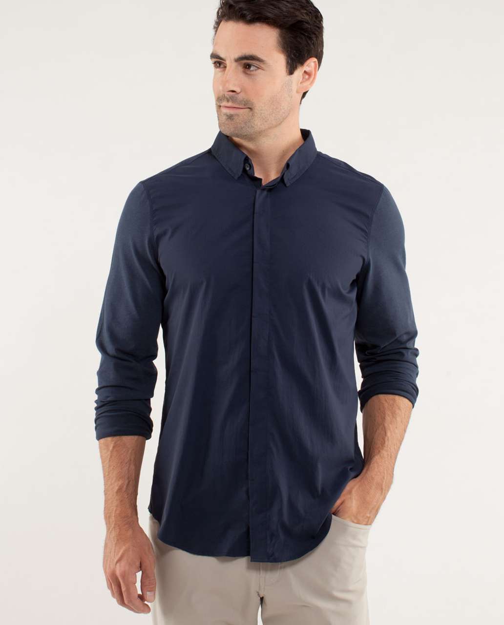 Lululemon Move Button Down - Inkwell