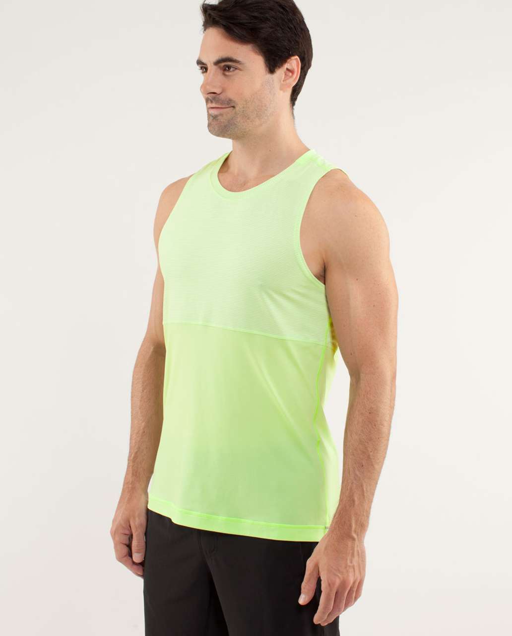 Lululemon Precise Singlet *Mesh - Faded Zap