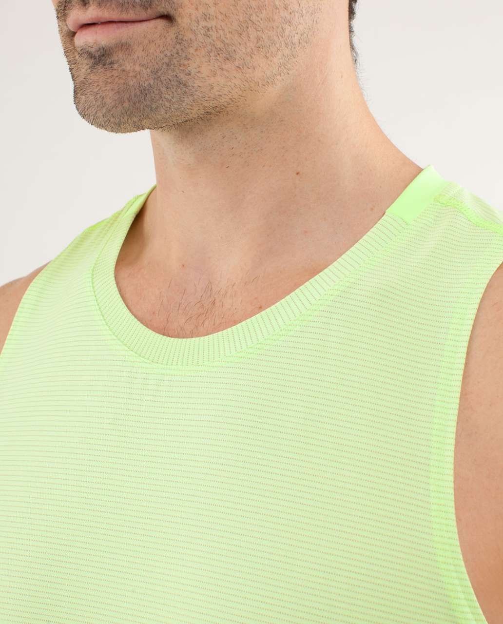 Lululemon Precise Singlet *Mesh - Faded Zap