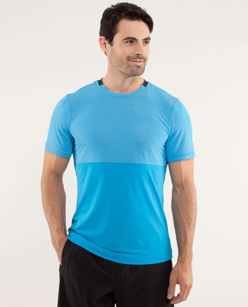 Lululemon Precise Tee *Mesh - Kayak Blue - lulu fanatics