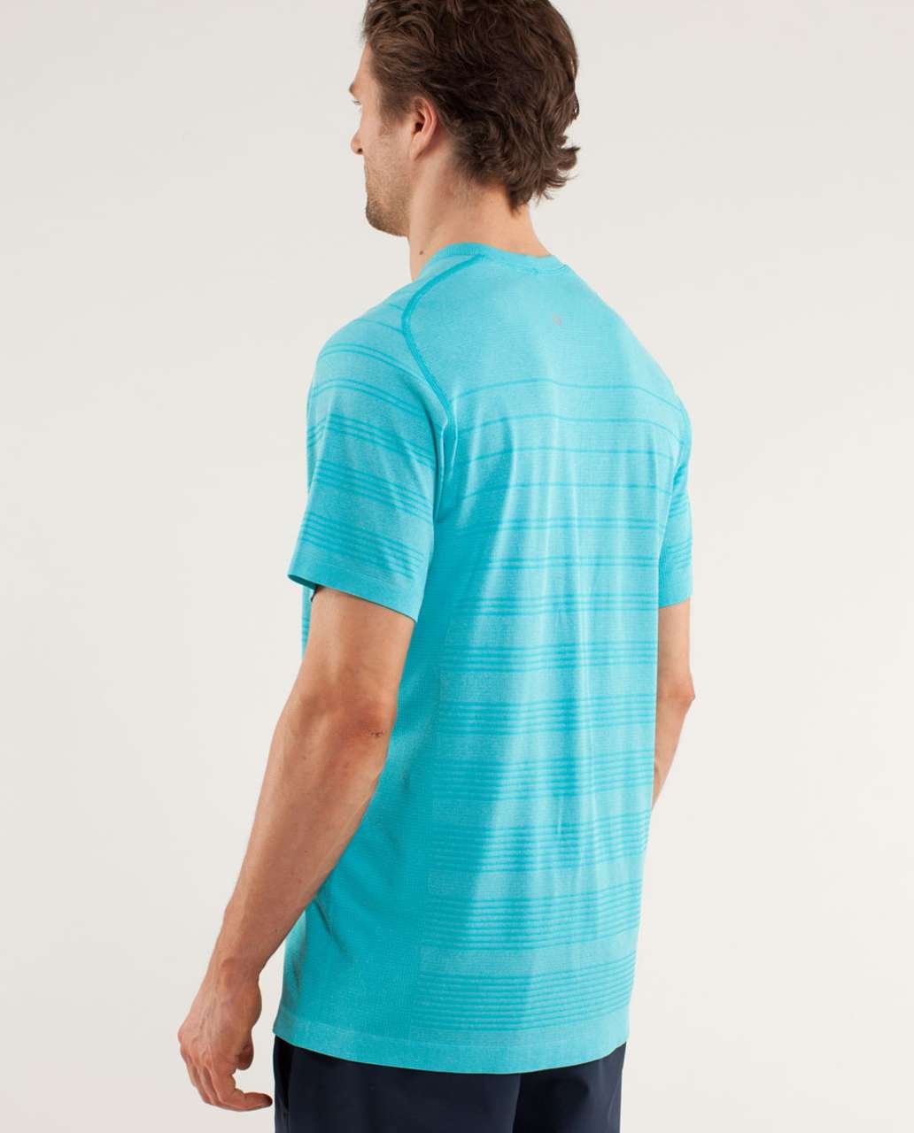 Lululemon Paddle Stripe Tech Short Sleeve - Peacock - lulu fanatics