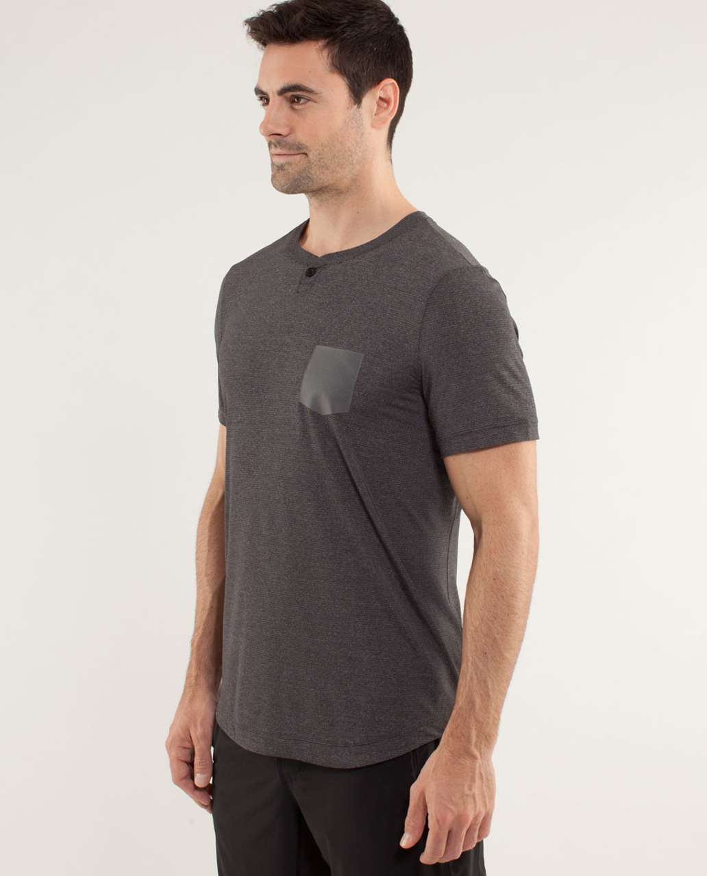 Lululemon One Hit Henley - Black - lulu fanatics