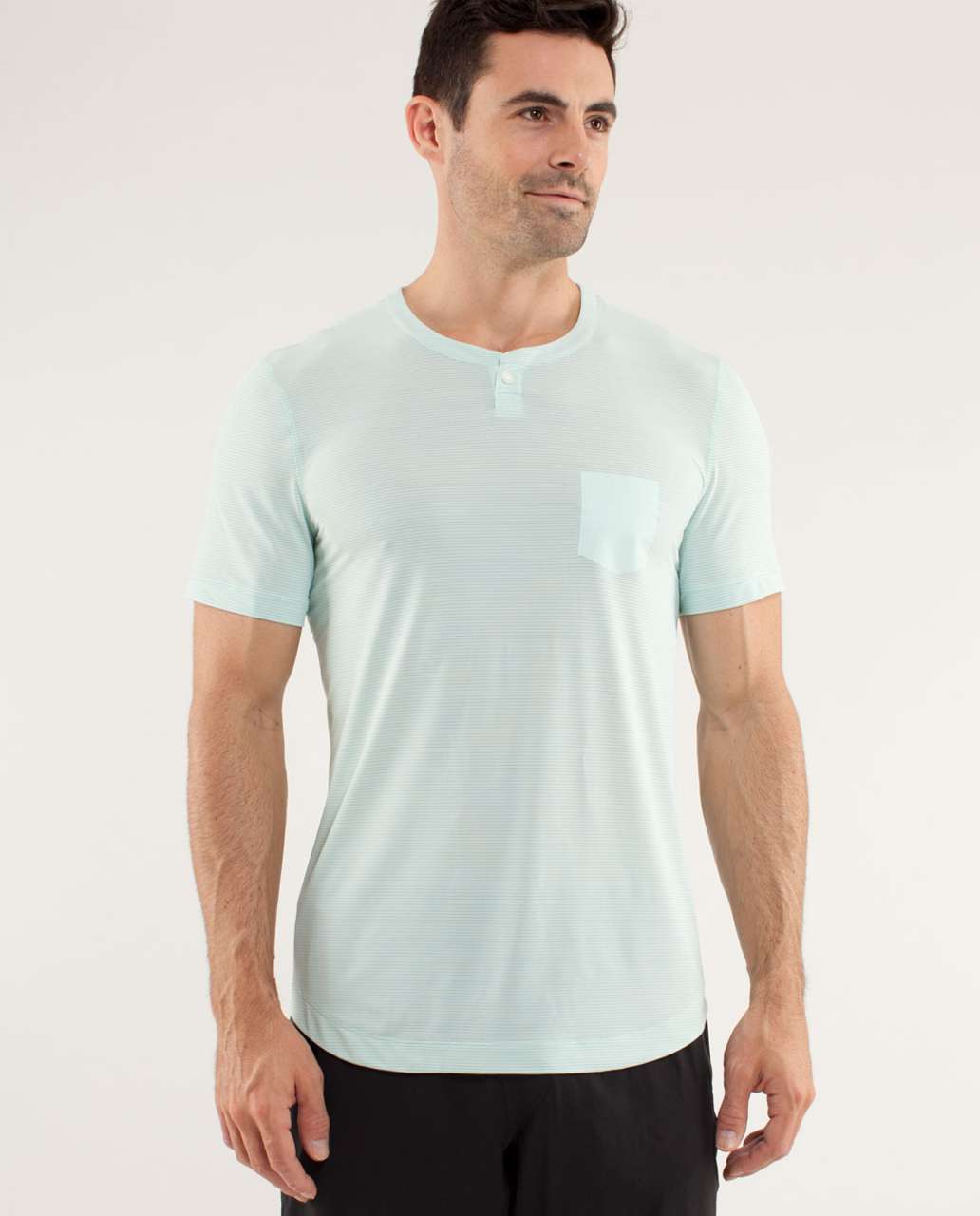 Lululemon One Hit Henley - Sea Mist