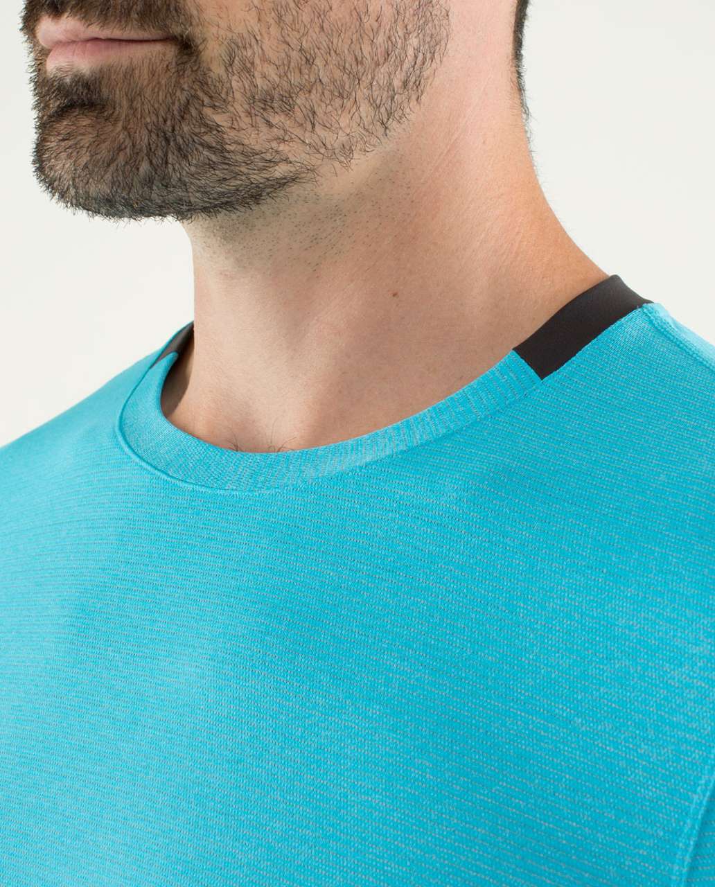 Lululemon Precise Tee *Mesh - Spry Blue