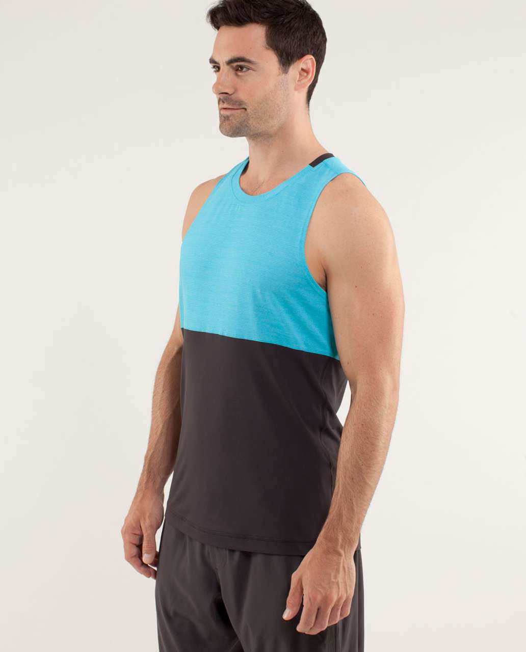 Lululemon Precise Singlet *Mesh - Spry Blue - lulu fanatics