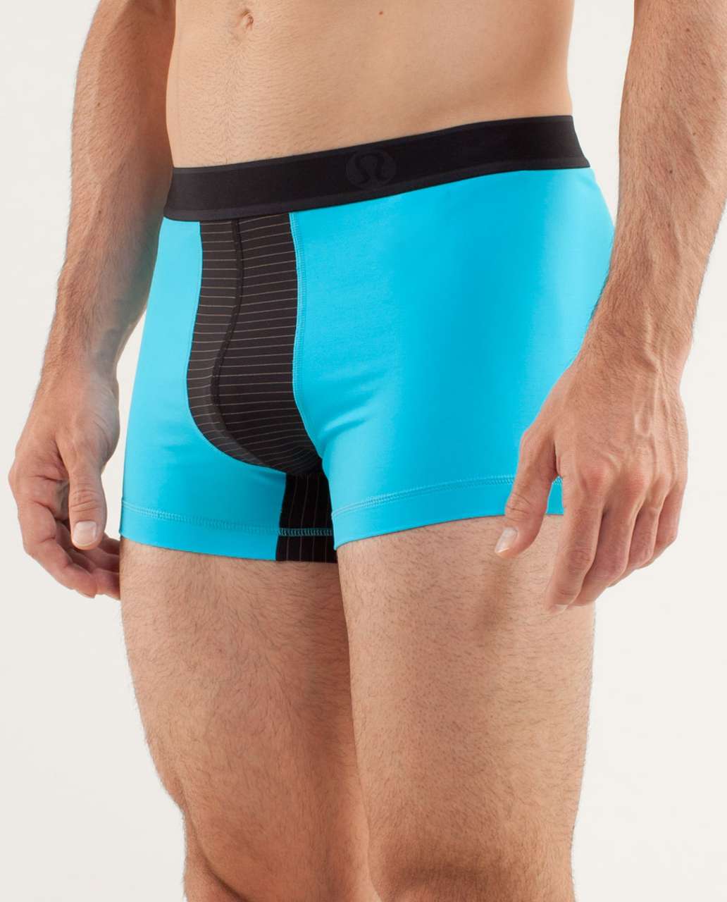 Lululemon Studio Boxer Short - Spry Blue / Black