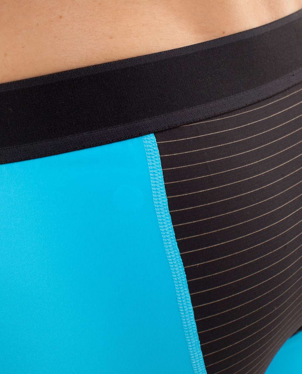 Lululemon Studio Boxer Short - Spry Blue / Black