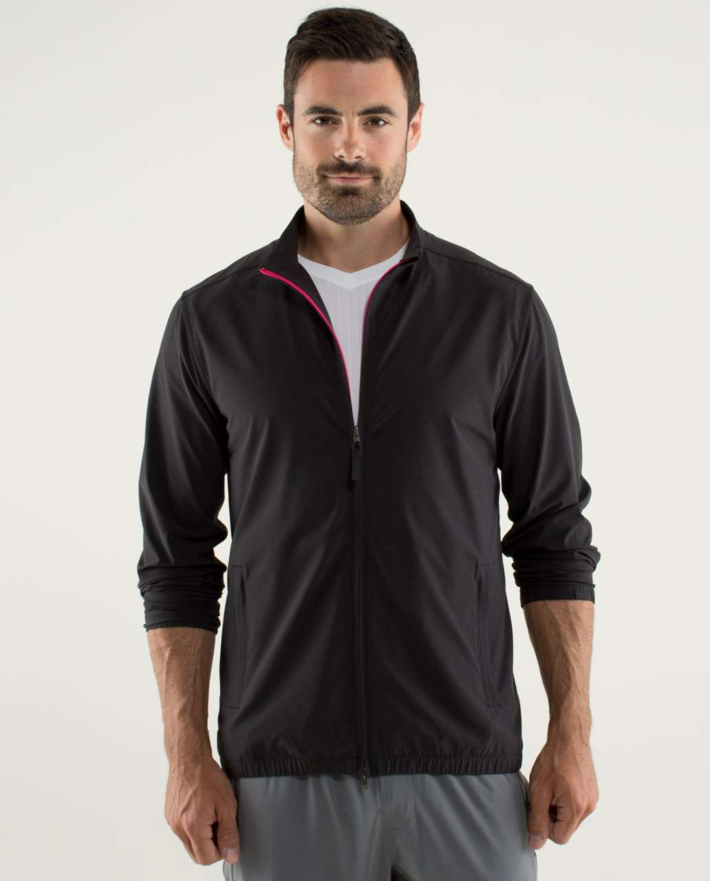 Lululemon Pace Jacket - Mini Mod Waves Printed Black