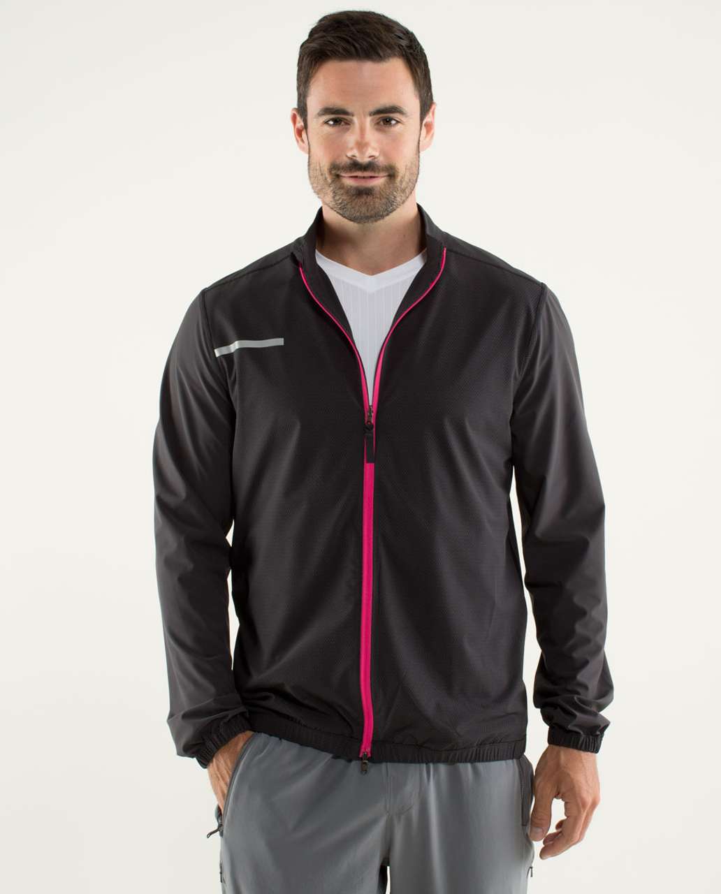 Lululemon Pace Jacket - Mini Mod Waves Printed Black