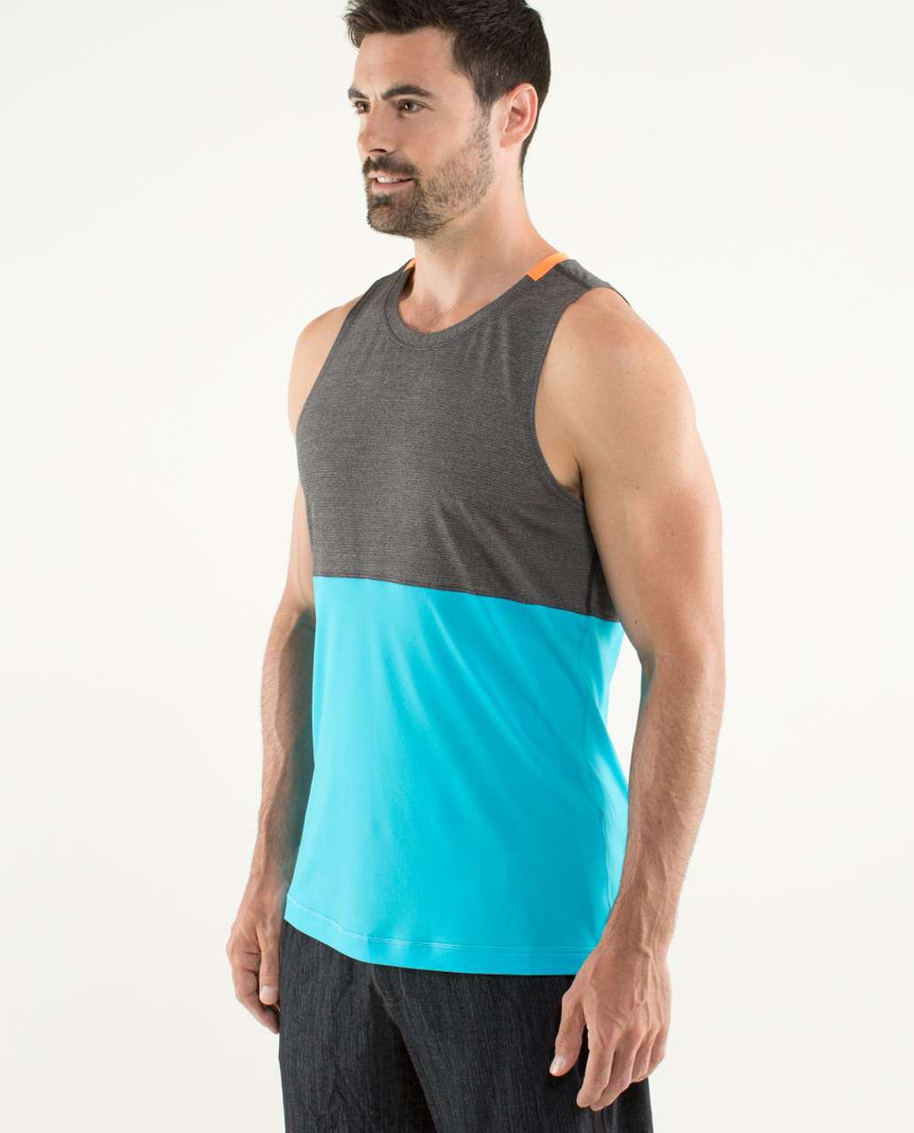 Lululemon Precise Singlet *Mesh - Soot