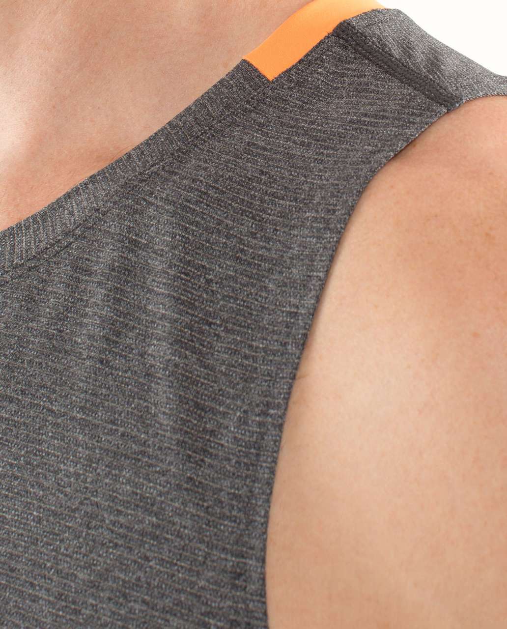 Lululemon Precise Singlet *Mesh - Soot