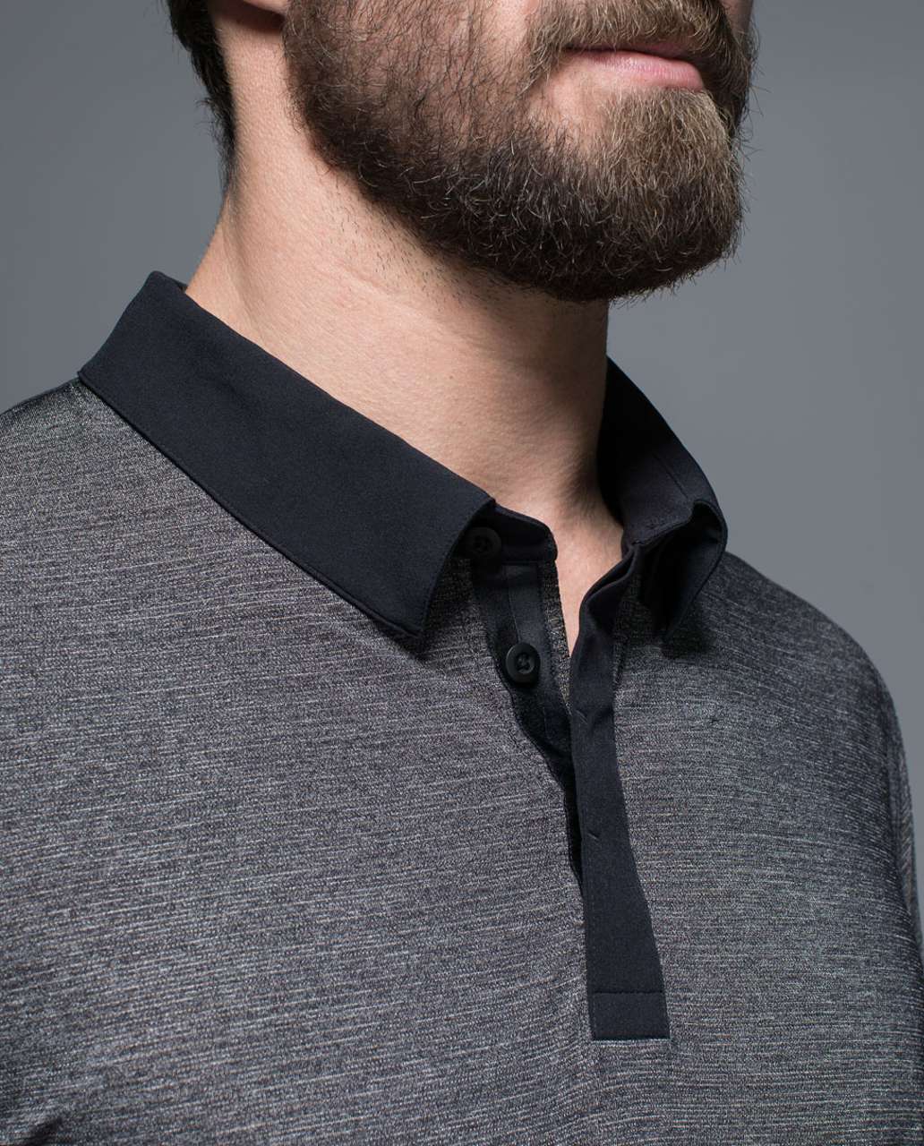 Lululemon Precision Polo - Soot / Black