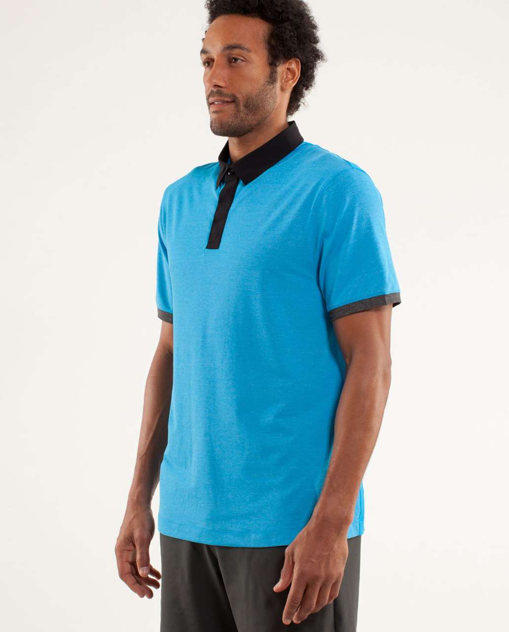 Lululemon Precision Polo - Beach Blanket Blue - lulu fanatics