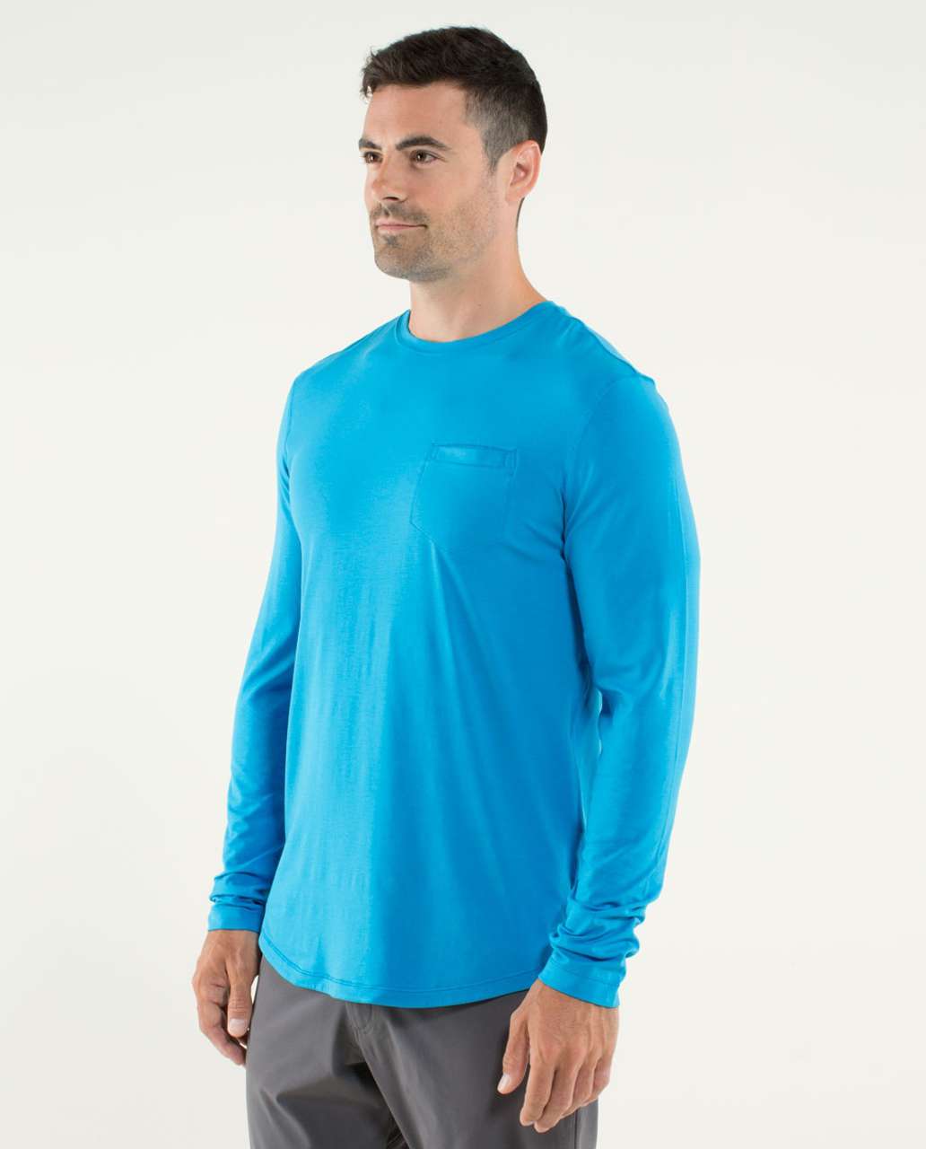 Lululemon 5 Year Basic Long Sleeve - Beach Blanket Blue