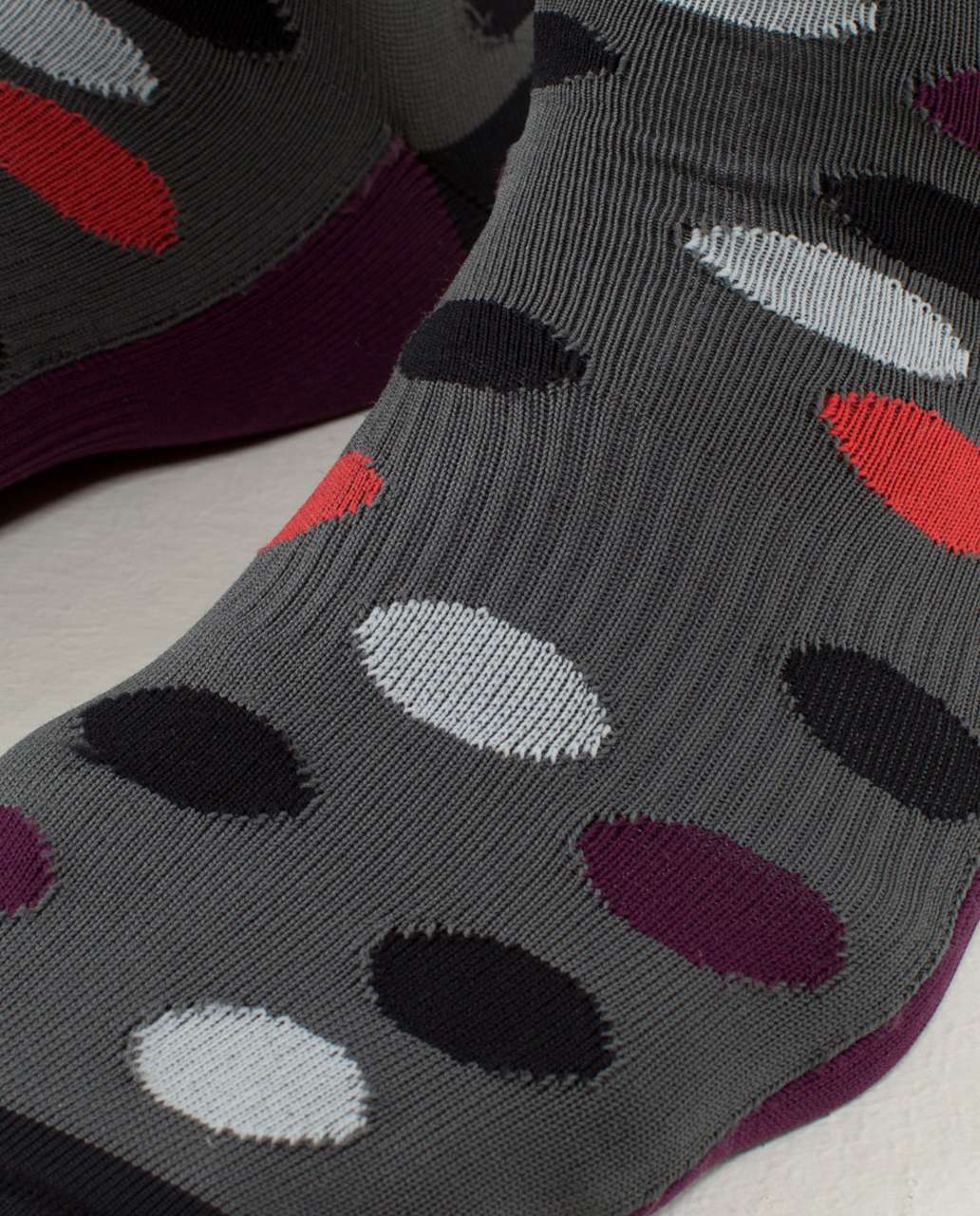 Lululemon Daily Sock - Big Polka Dot Soot Light