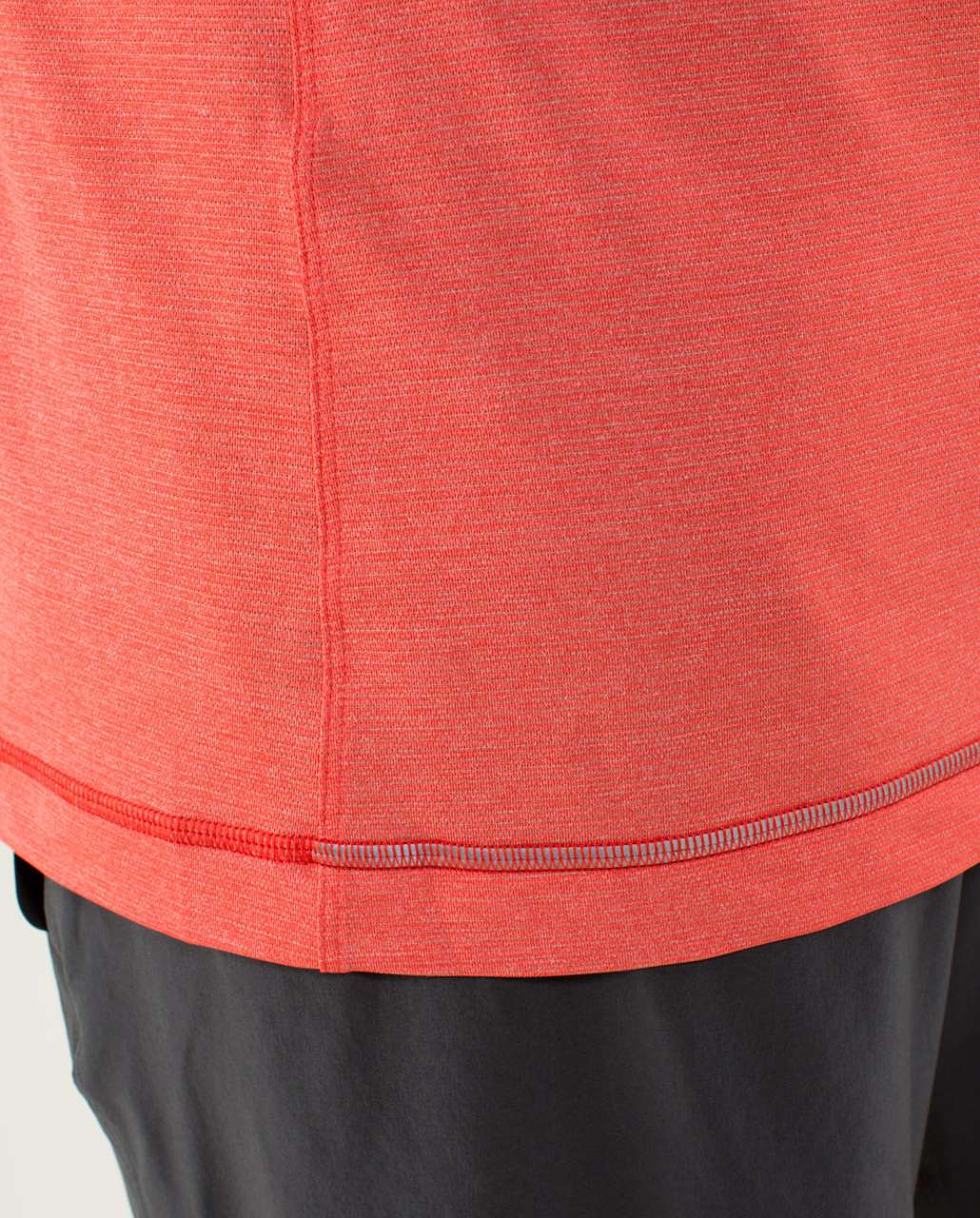 Lululemon Precision Tee *Silverescent - Heathered Love Red