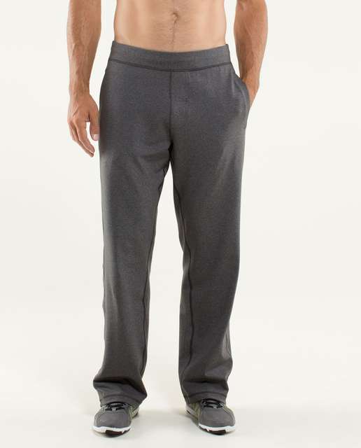 Lululemon Kung Fu Pant (Regular) - Heathered Black - lulu fanatics