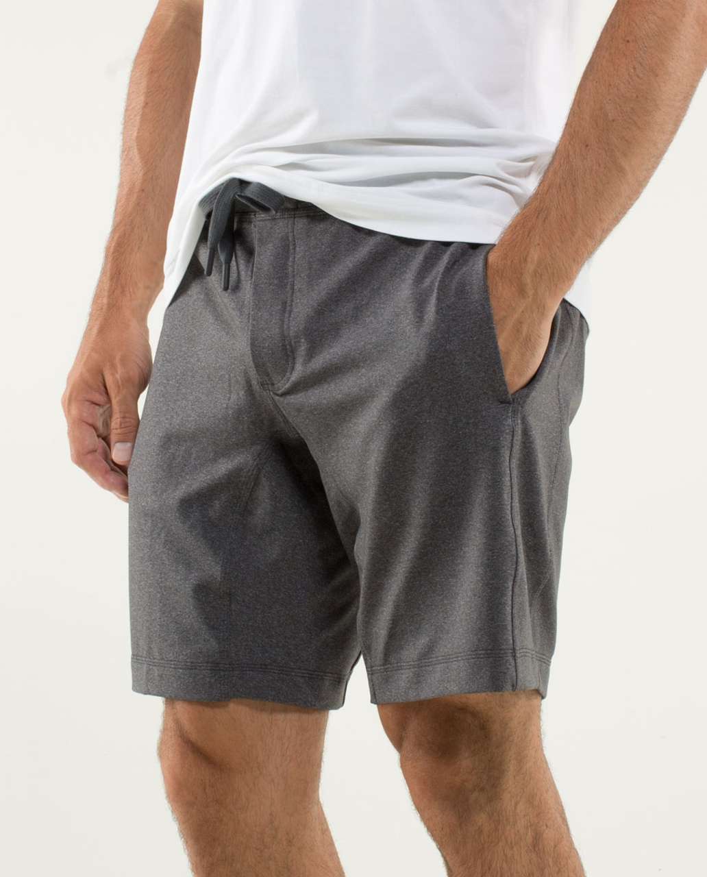 Lululemon Anti-Gravity Short - Heathered Soot - lulu fanatics