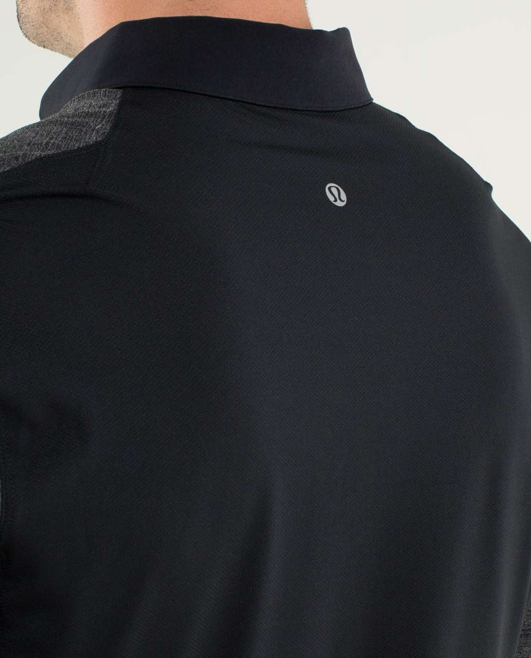 Lululemon Precision Polo - Heathered Black