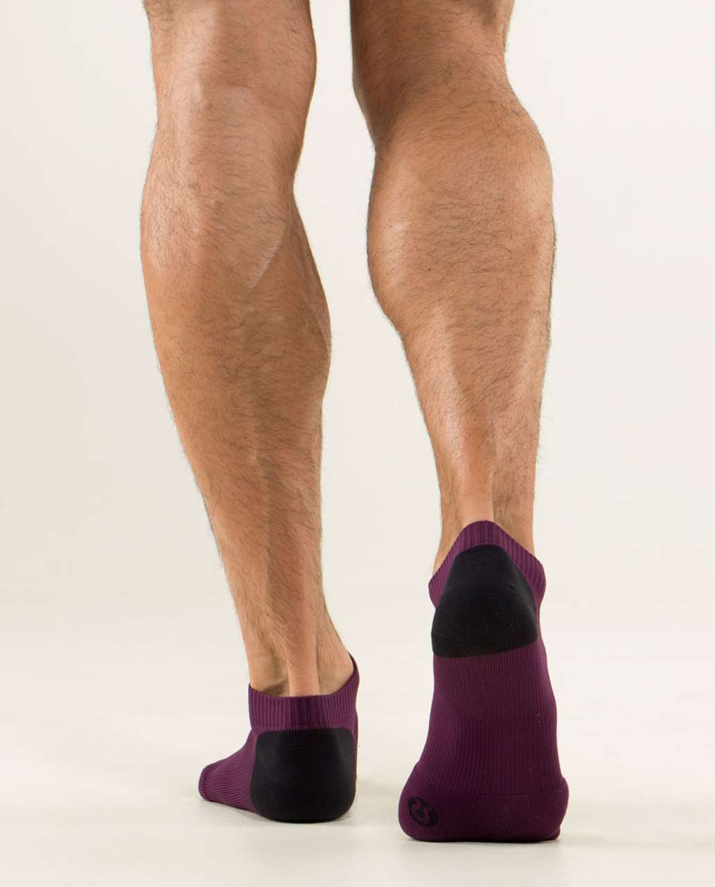 Lululemon Ultimate Low-Pro Run Sock - Plum / Black