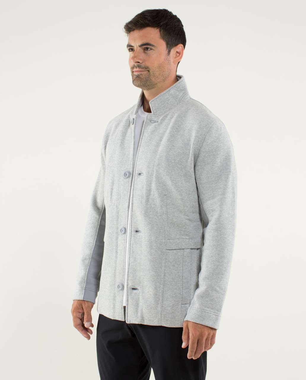 Lululemon Post Gravity Blazer - Heathered Silver Slate