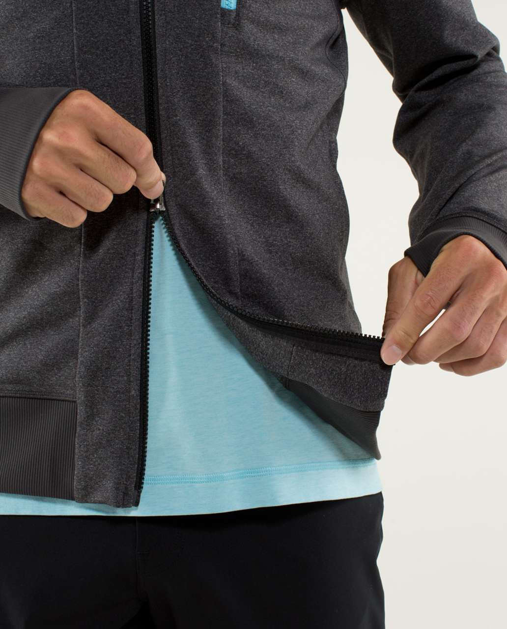 Lululemon Post Gravity Jacket - Heathered Black