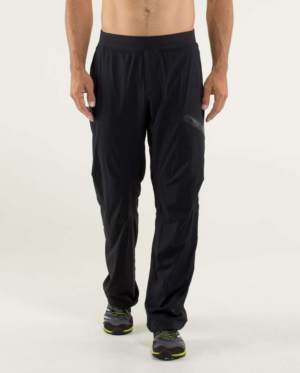 TRACK PANT DOUBLE BLACK MEN