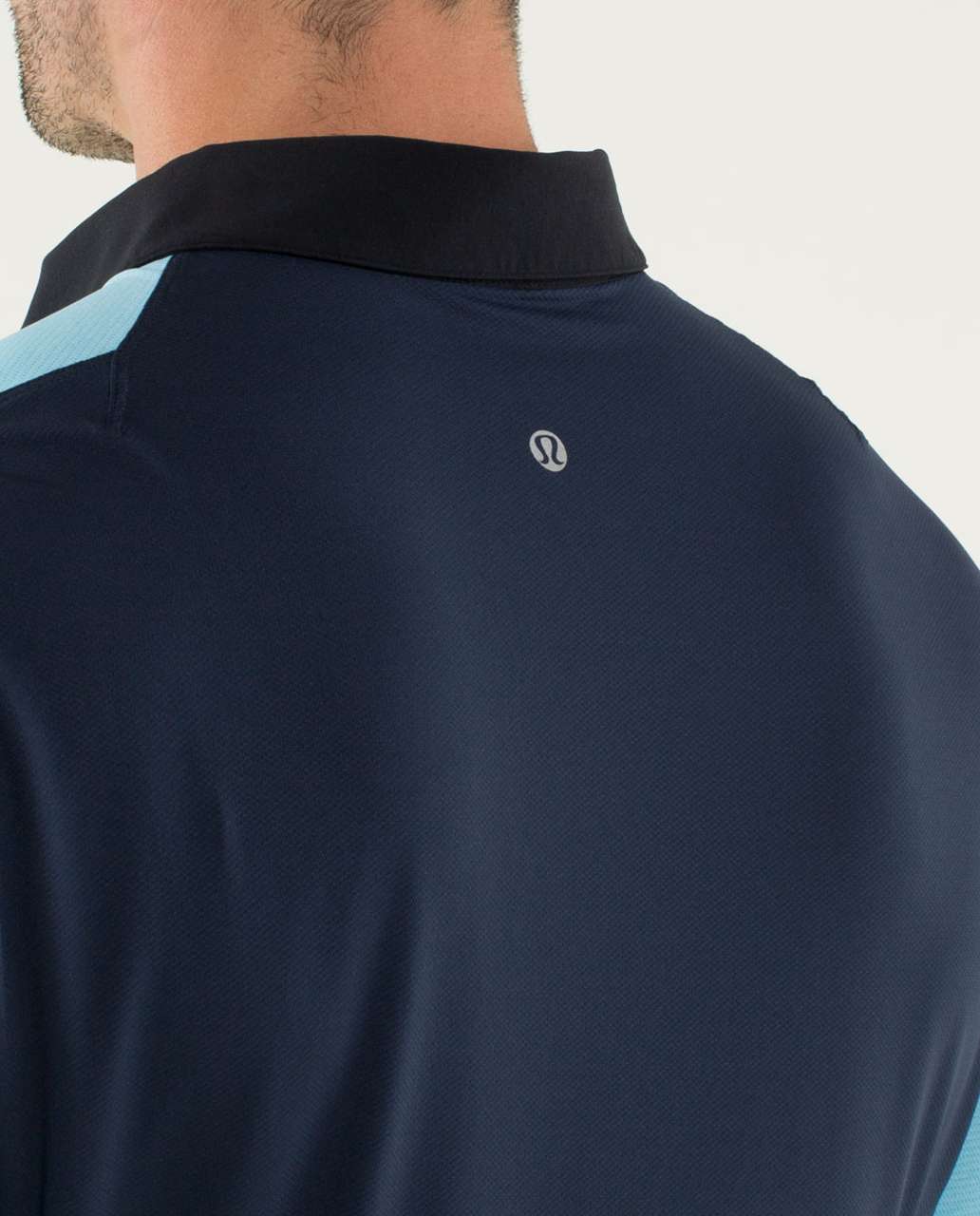 Lululemon Precision Polo - Heathered Blue Moon