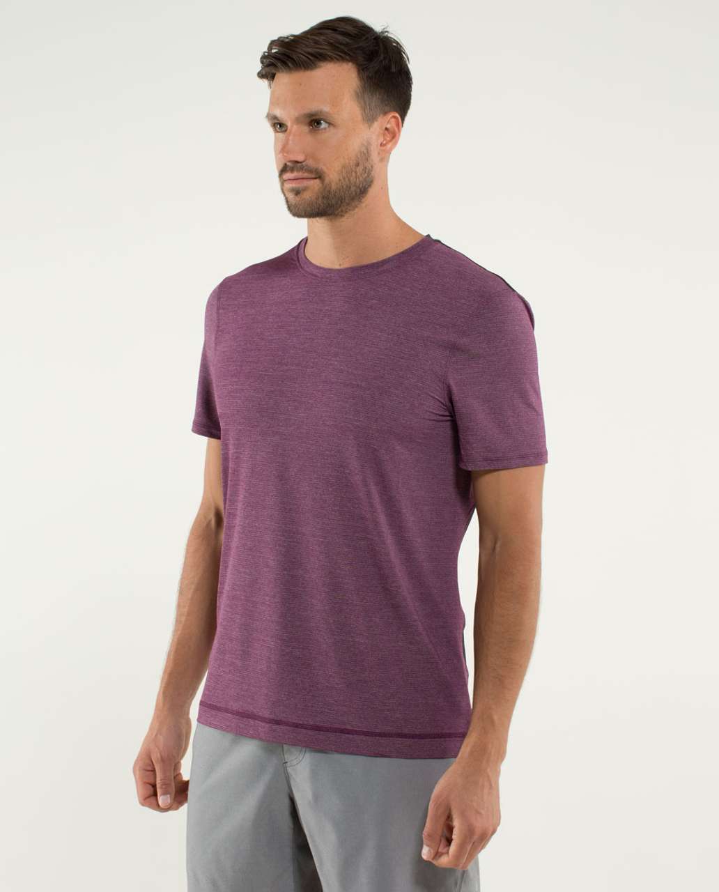 Lululemon Precision Tee - Heathered Plum