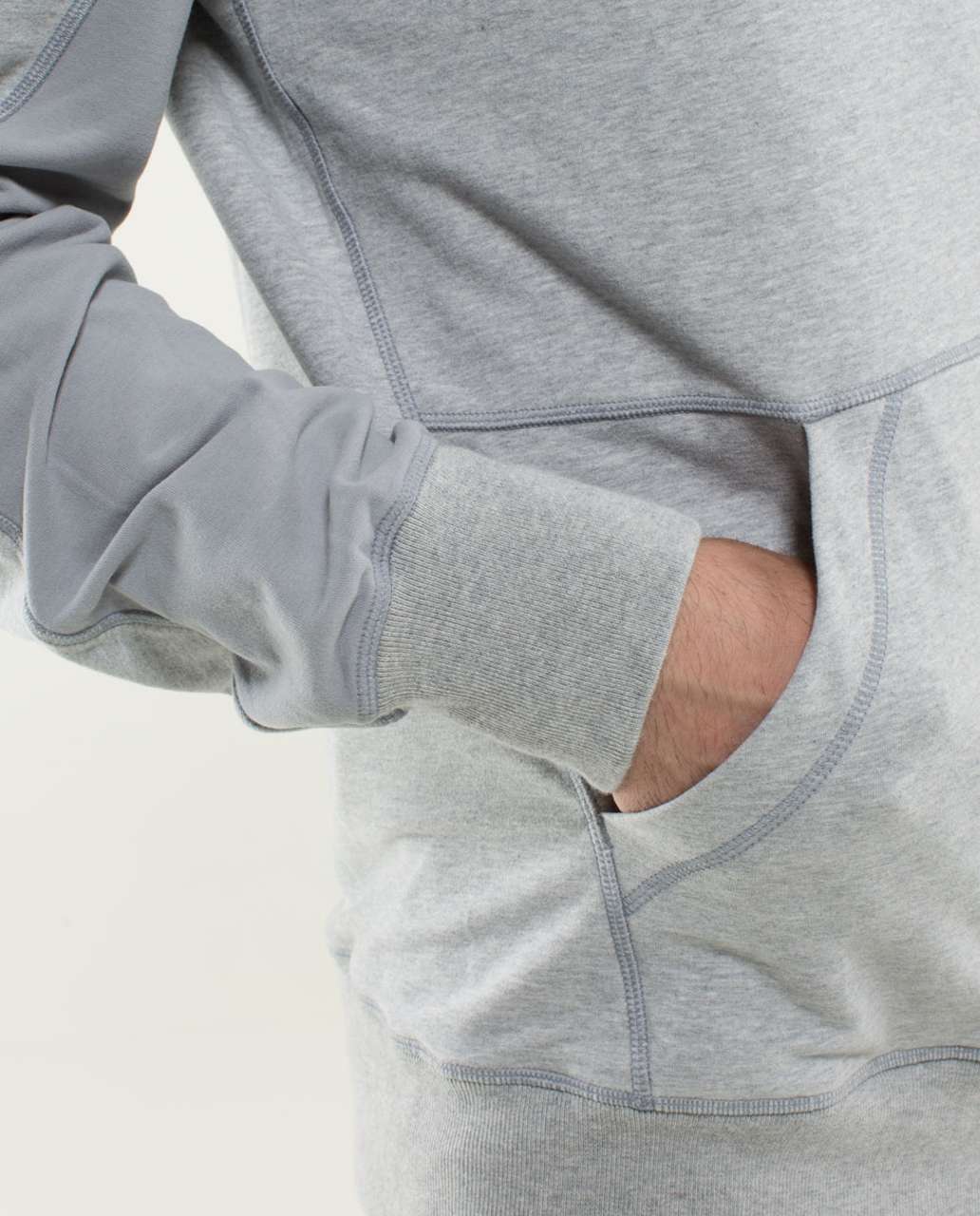 Lululemon Post Gravity Hoodie - Heathered Silver Slate