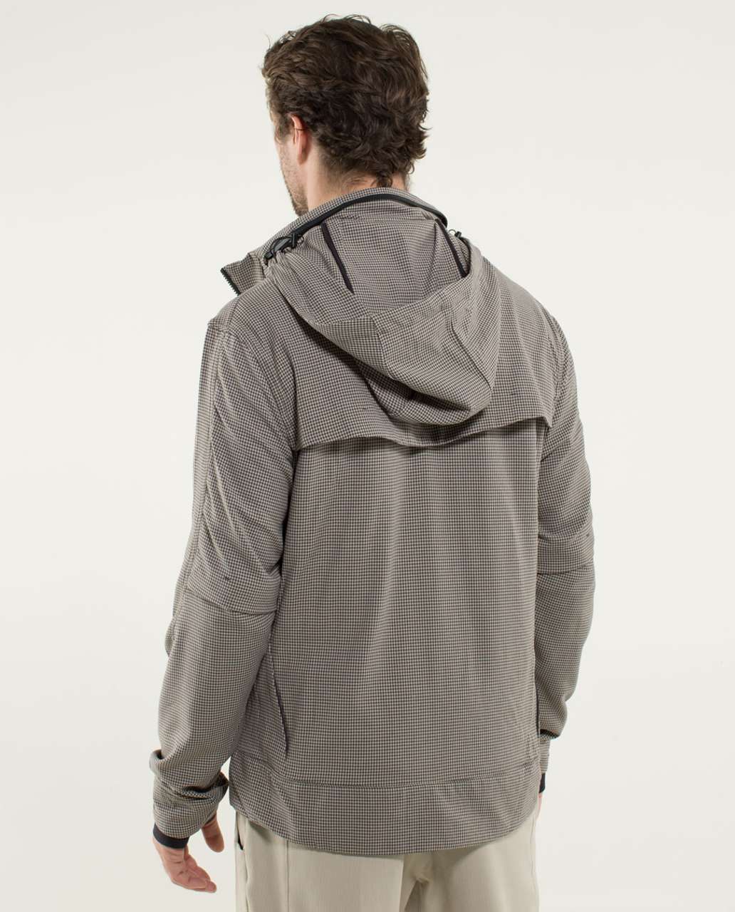 Lululemon Relay Jacket - Houndstooth Swift Mojave Tan