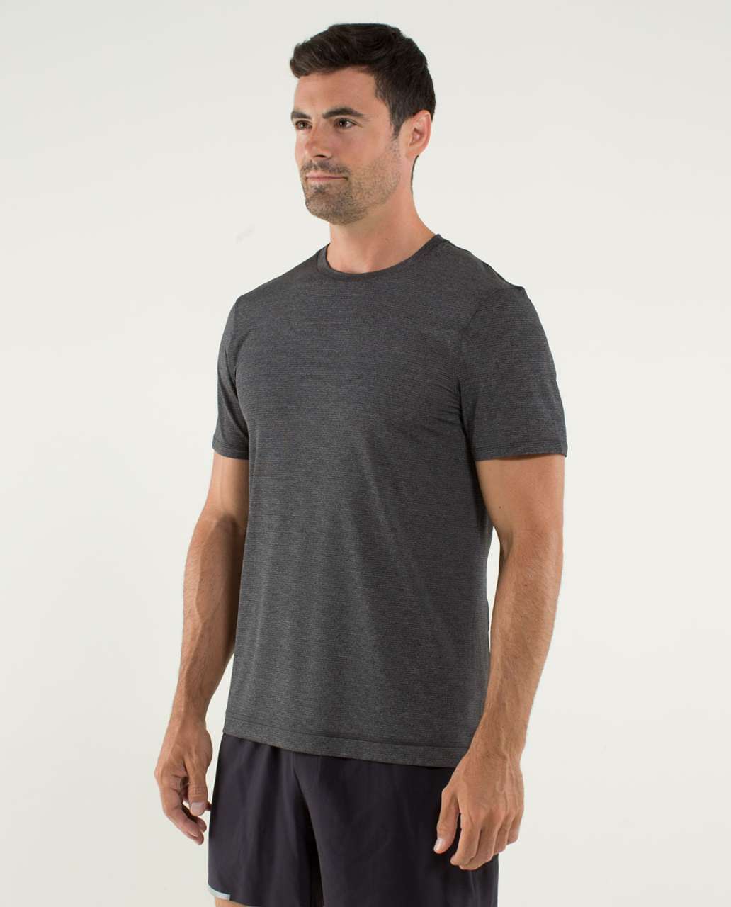 Lululemon Precision Tee - Heathered Black