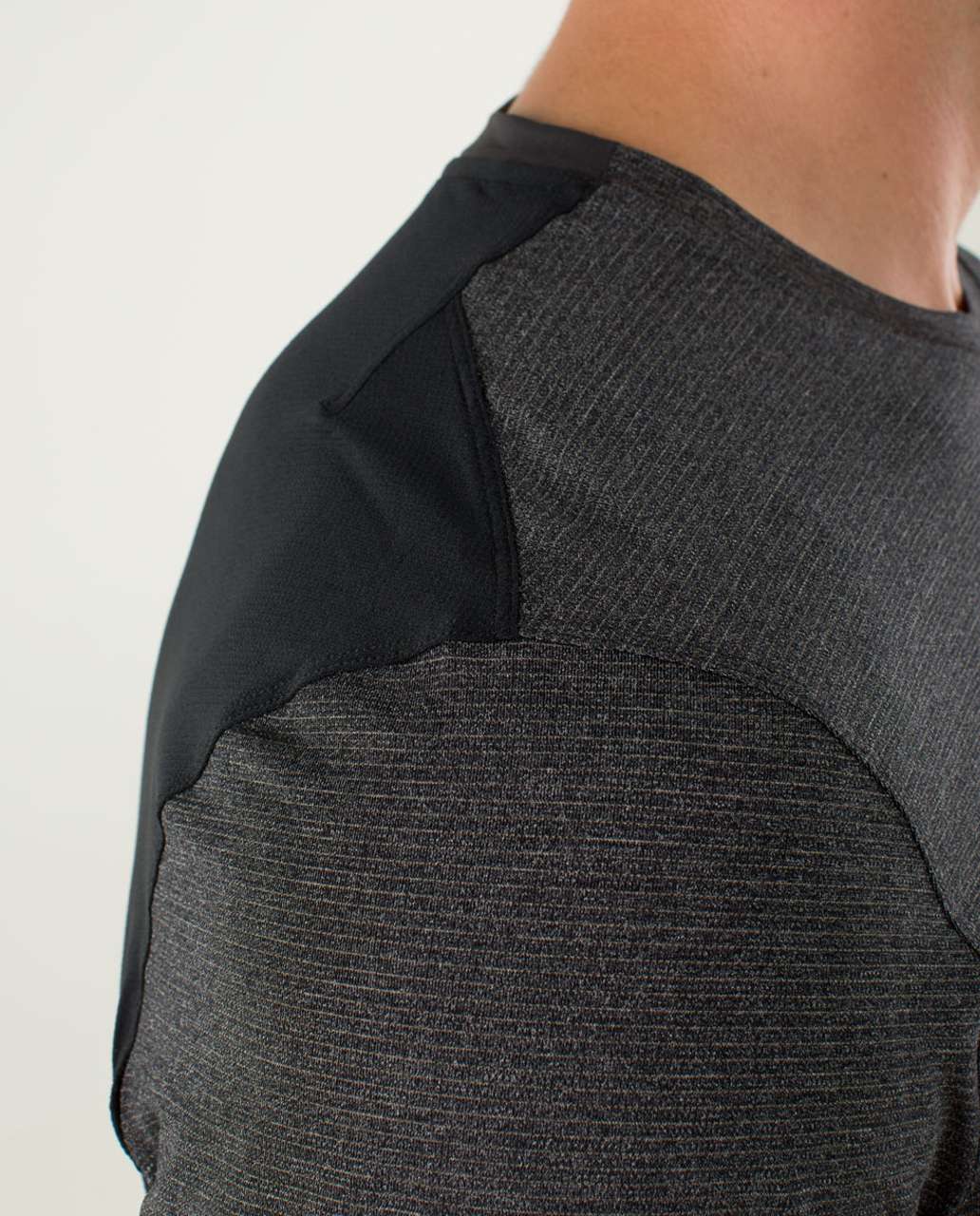 Lululemon Precision Tee - Heathered Black