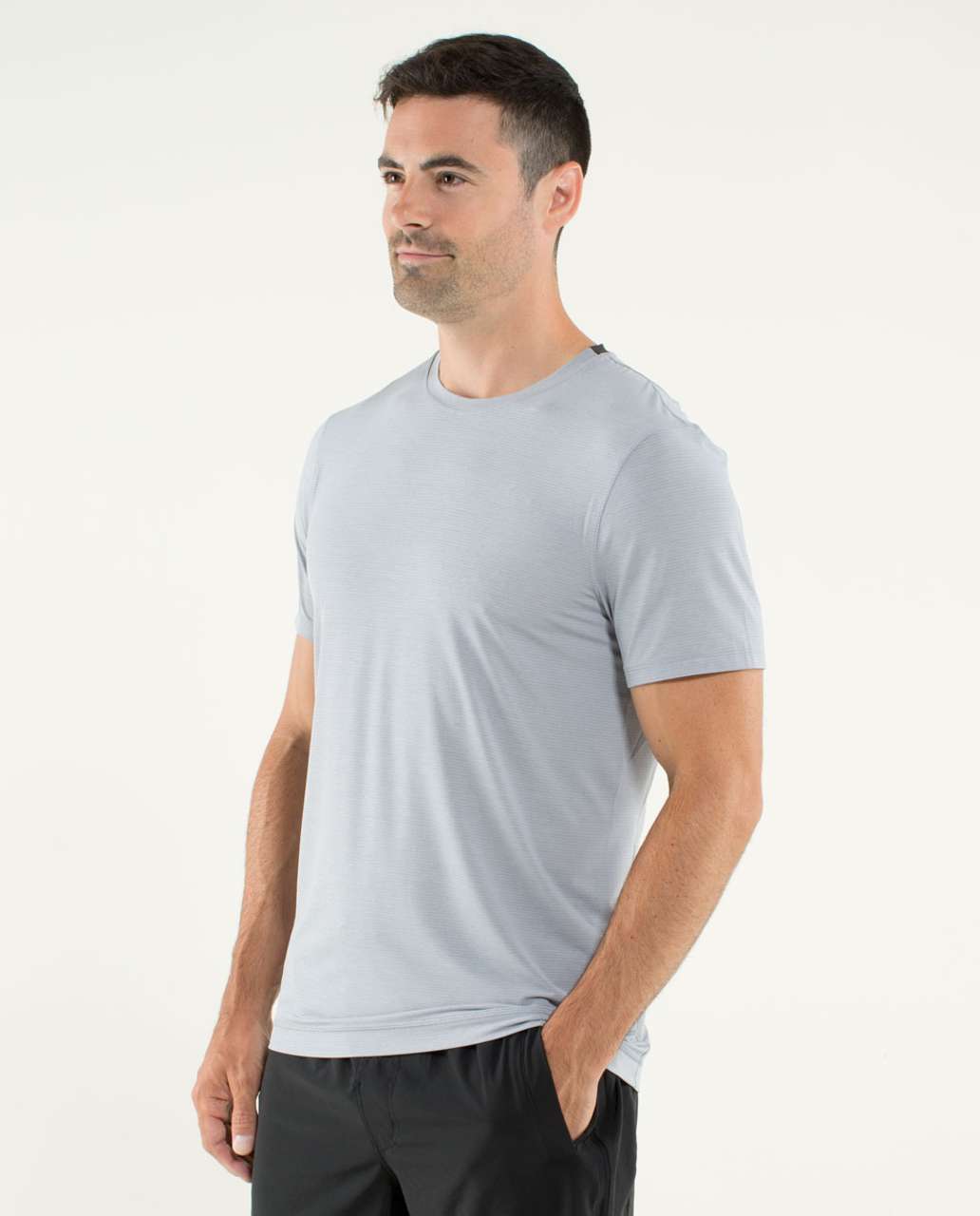 Lululemon Precision Tee *Silverescent - Heathered Silver Slate