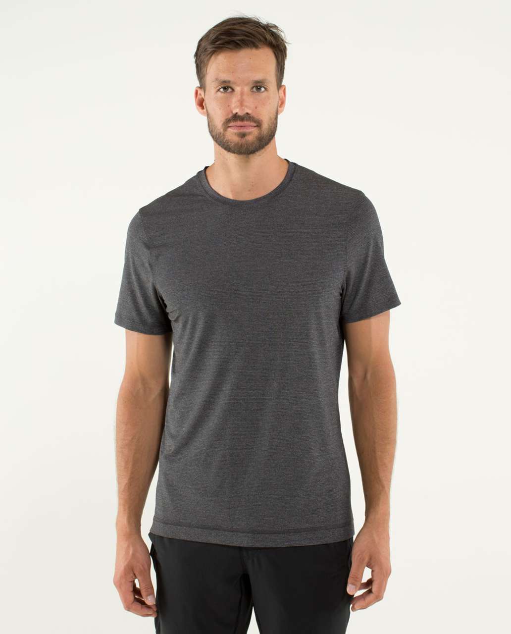 Lululemon Precision Tee *Silverescent - Heathered Black