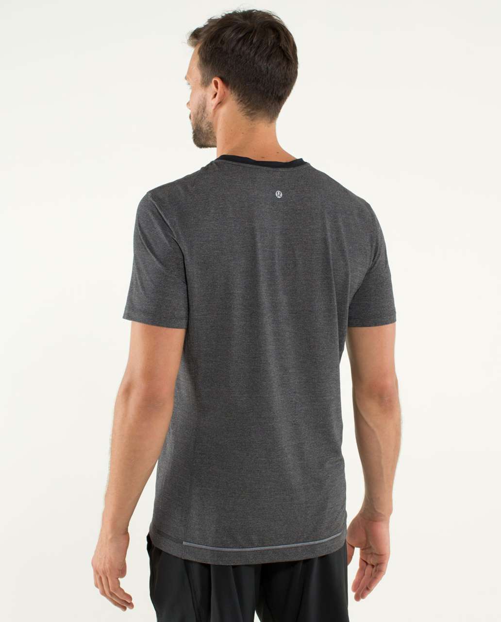 Lululemon Precision Tee *Silverescent - Heathered Black