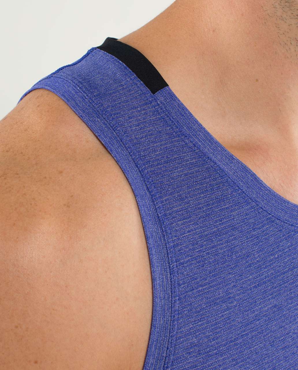 Lululemon Precision Singlet - Heathered Pigment Blue