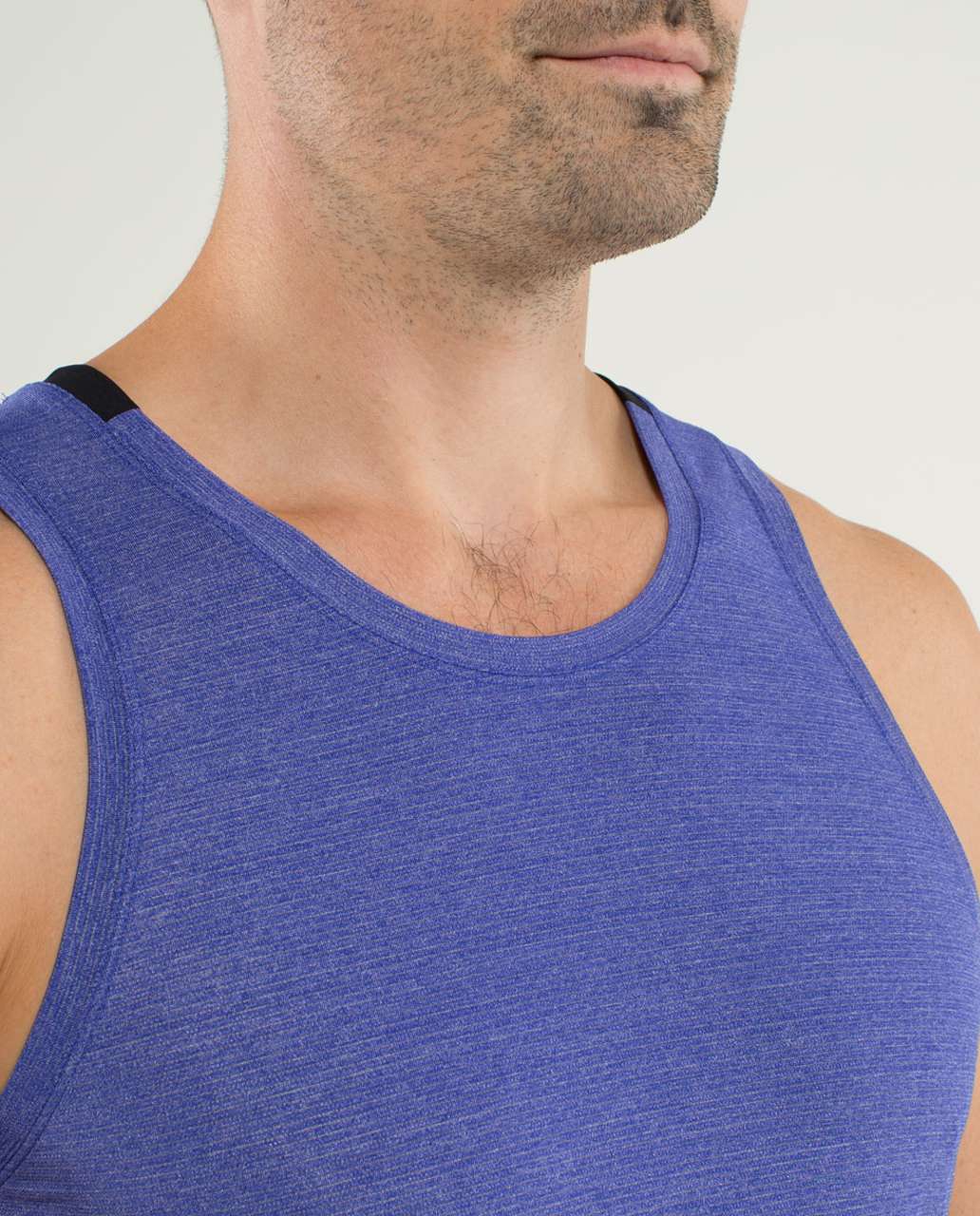 Lululemon Precision Singlet - Heathered Pigment Blue