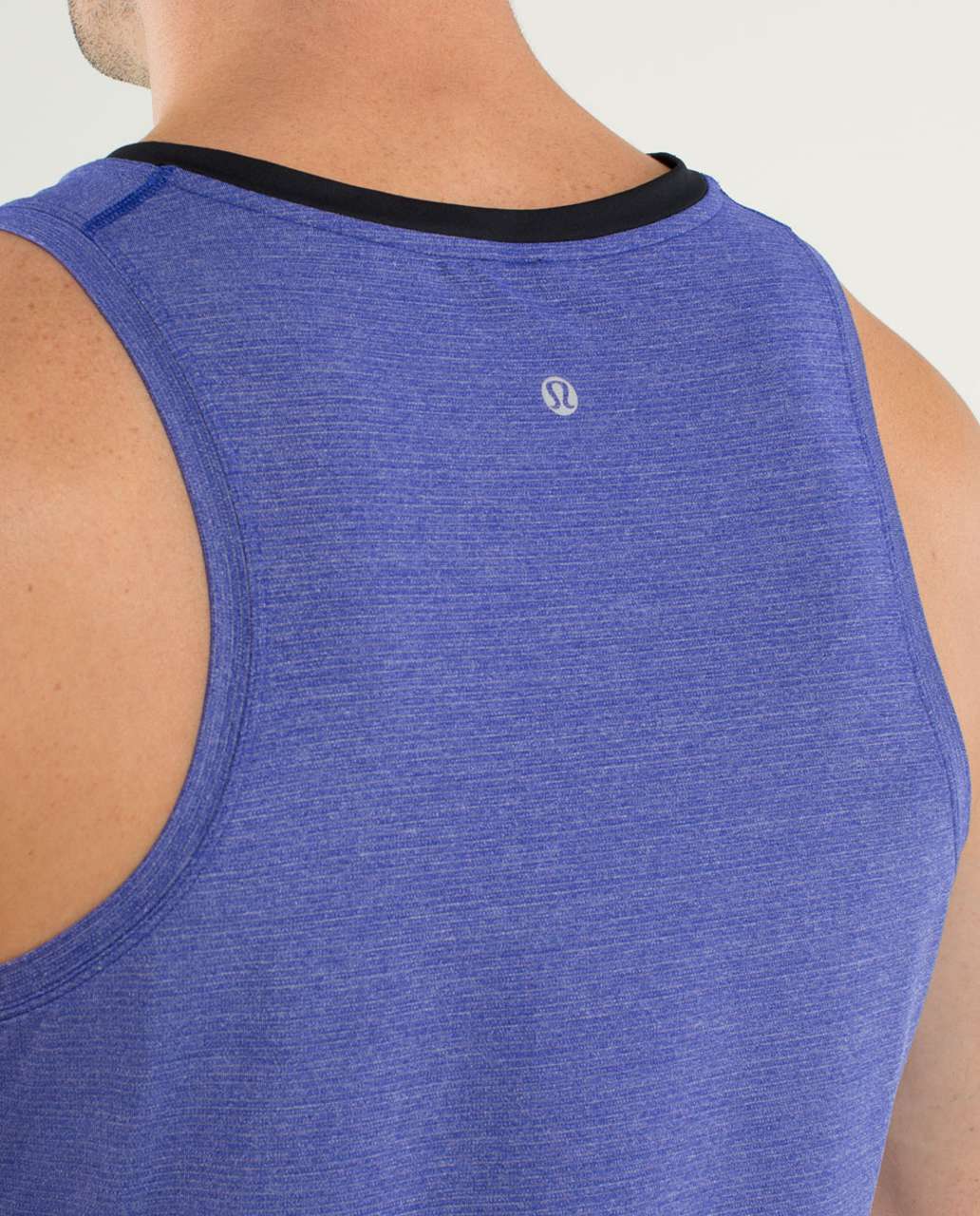 Lululemon Precision Singlet - Heathered Pigment Blue