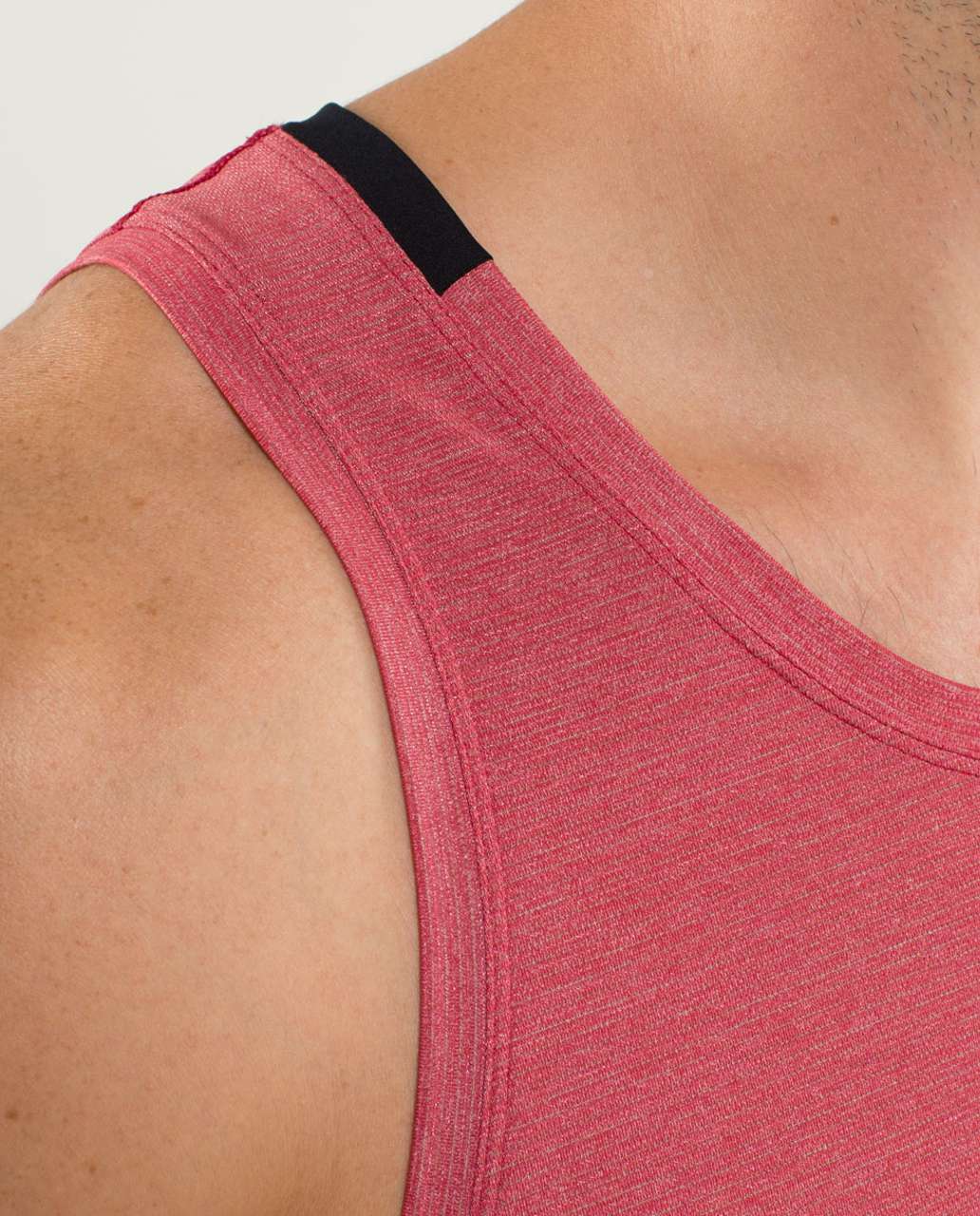 Lululemon Precision Singlet - Heathered Deepest Cranberry