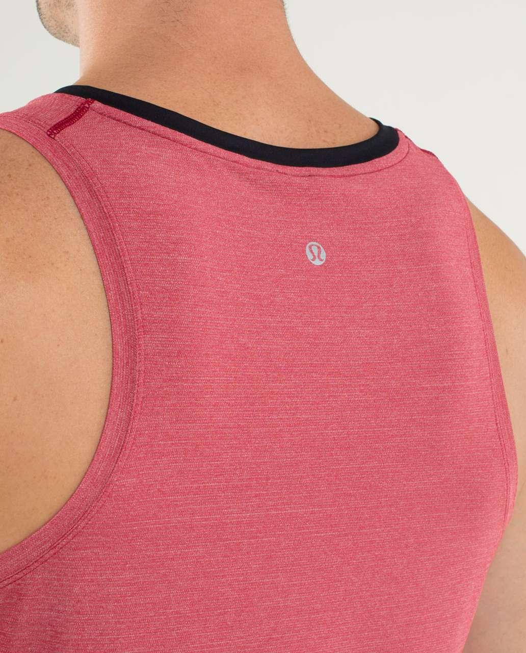 Lululemon Precision Singlet - Heathered Deepest Cranberry