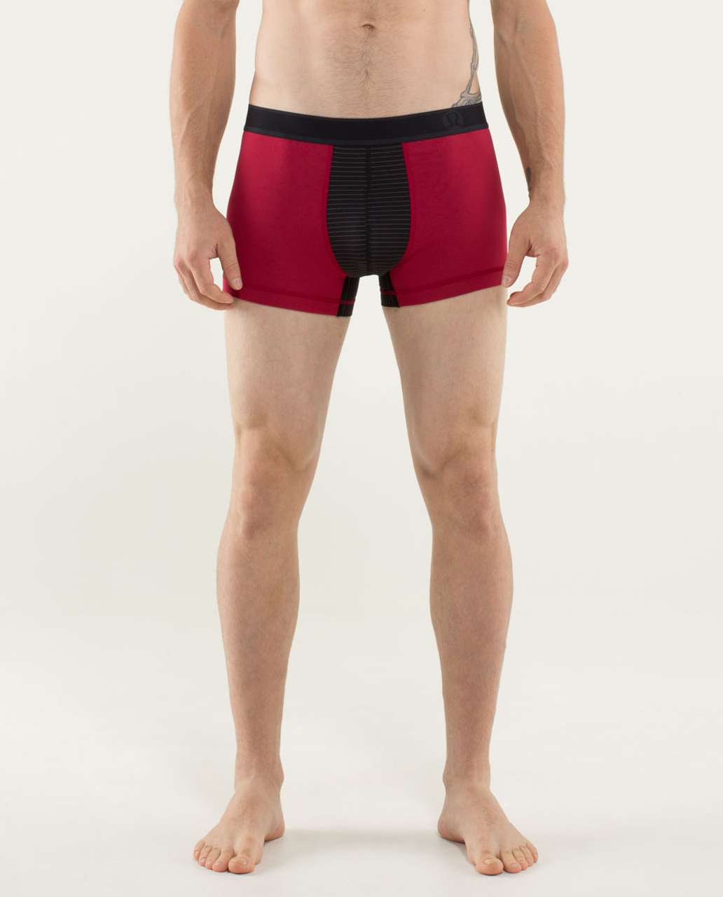 Lululemon Studio Boxer Short - Deepest Cranberry