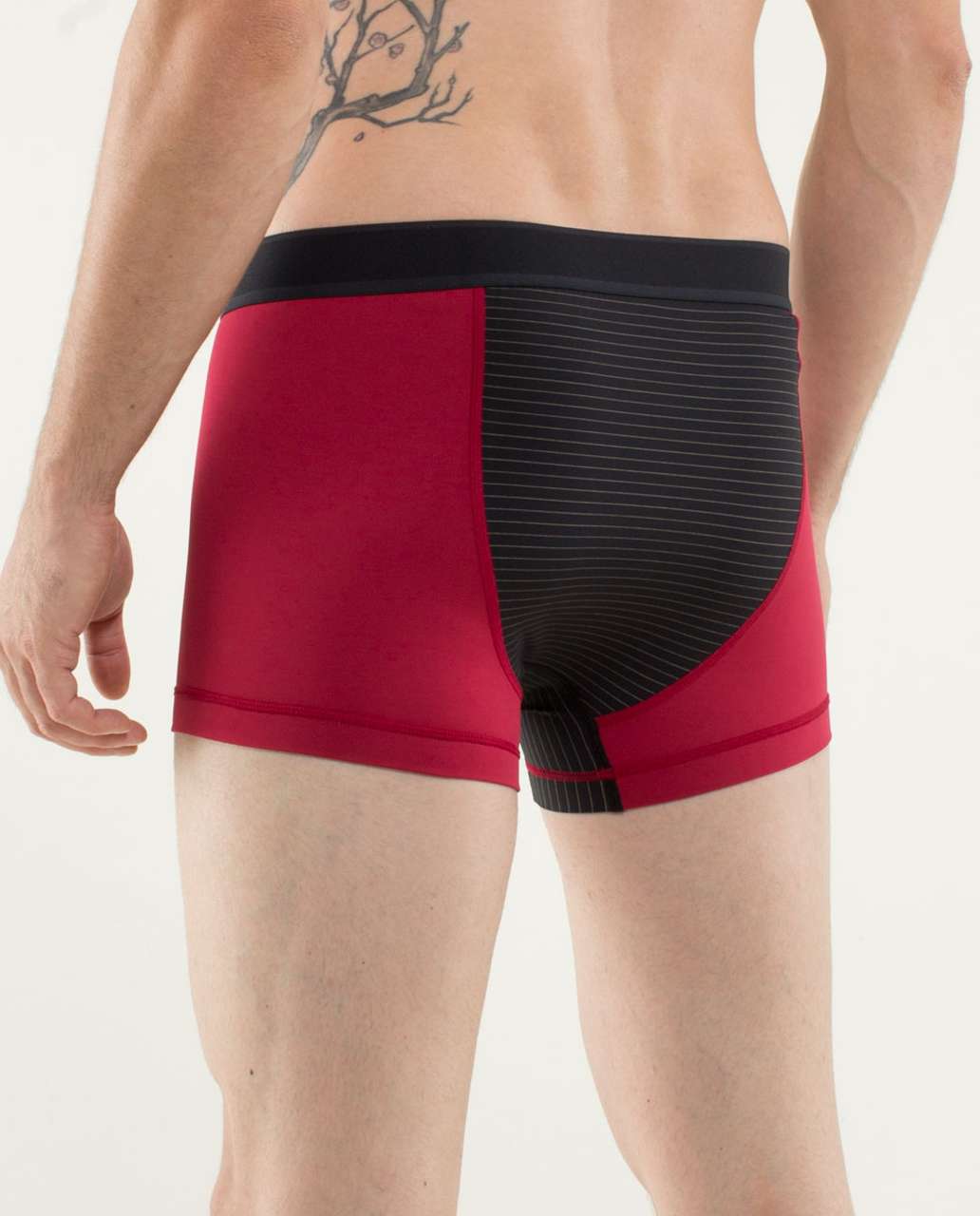 Lululemon Studio Boxer Short - Deepest Cranberry