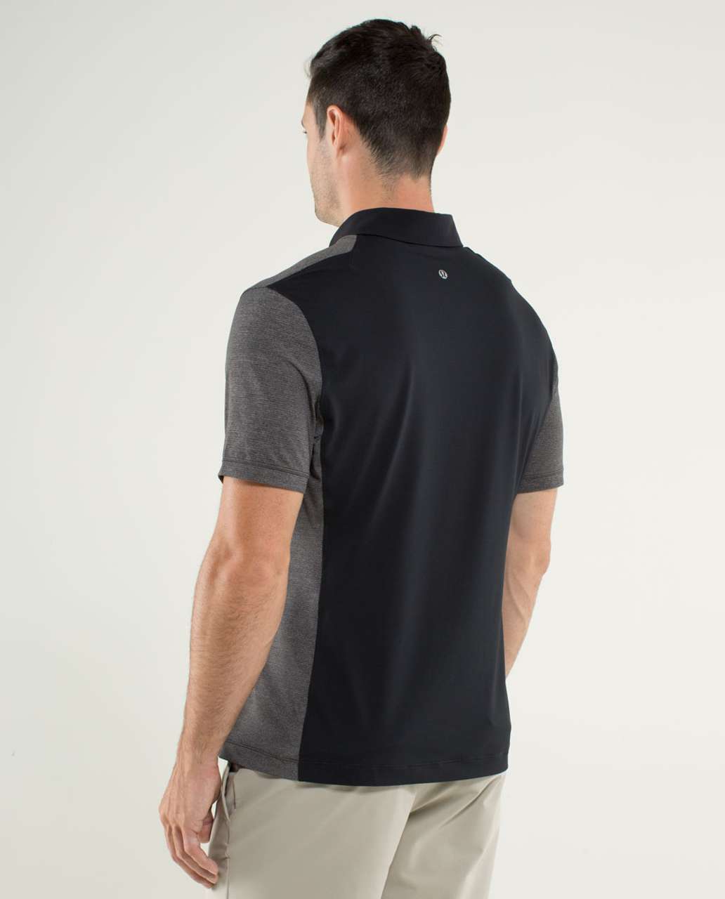 Lululemon Precision Polo - Heathered Soot - lulu fanatics