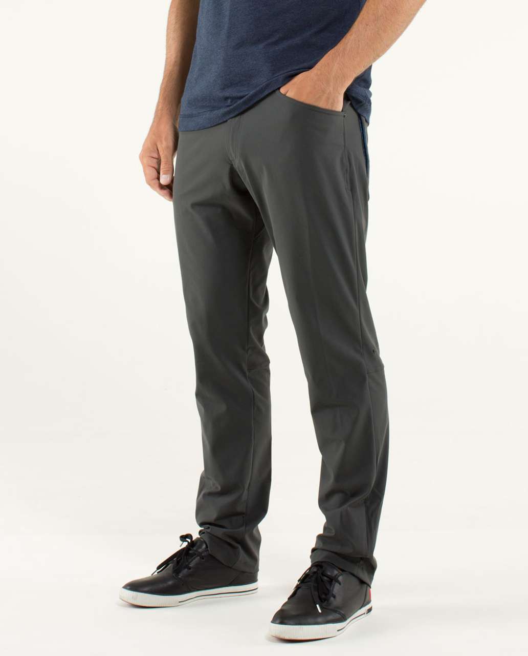 Lululemon Mission Pant II - Soot - lulu fanatics