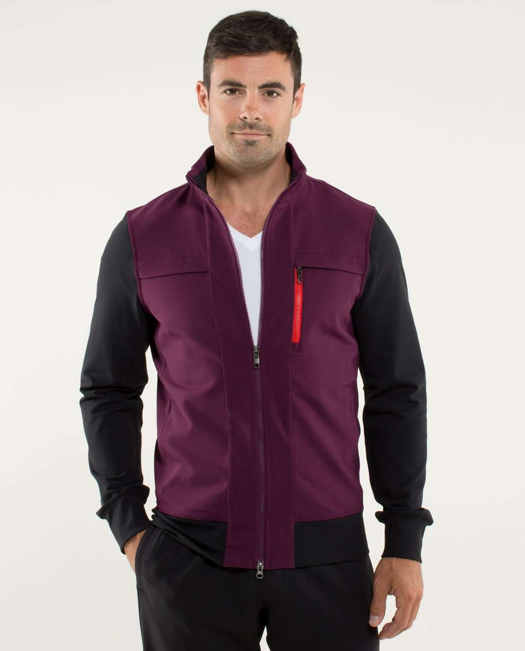 Lululemon Post Gravity Jacket - Plum / Black - lulu fanatics