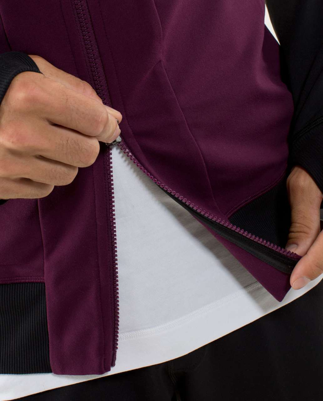 Lululemon Post Gravity Jacket - Plum / Black